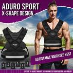 Aduro Sport Adjustable Weighted Vest, 4lbs-10lbs