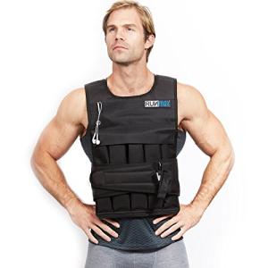 RUNmax Pro Weighted Vest with Shoulder Pads 60lbs