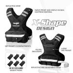 Yes4All Adjustable Weight Vest 11-20lbs for Training