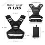 Yes4All Adjustable Weight Vest 11-20lbs for Training