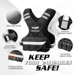 Yes4All Adjustable Weight Vest 11-20lbs for Training