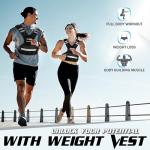 Yes4All Adjustable Weight Vest 11-20lbs for Training