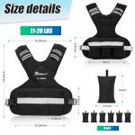 Adjustable Weighted Vest for Fitness and Training
