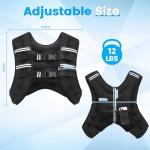Ragebby 12lbs Adjustable Weighted Vest for Workouts