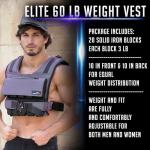 Adjustable Weighted Vest for Fitness Training