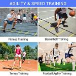Ohuhu 12-Rung Agility Ladder for Speed Training
