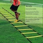 Ohuhu 12-Rung Agility Ladder for Speed Training