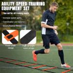 20ft Agility Ladder Training Set with Hurdles