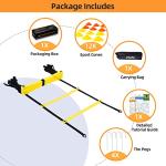 Ohuhu Agility Ladder Set with Cones and Stakes