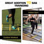 ZNCMRR 20Ft Adjustable Agility Ladder Set