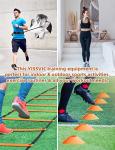 YISSVIC 20ft Agility Ladder with Speed Training Gear