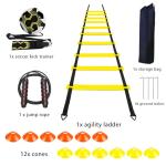 20FT Agility Ladder Training Set with Cones