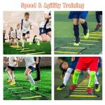 20FT Agility Ladder Training Set with Cones