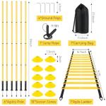 Soccer Agility Training Set with Poles & Ladder
