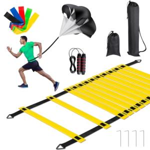MIVERYEA Soccer Training Equipment Set with Carry Bag