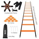 Pro Agility Ladder and Soccer Kick Trainer Set