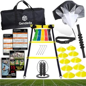 Speed Agility Training Set with Ladder, Bands, Cones