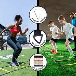 Speed Agility Training Set with Ladder, Bands, Cones