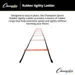 Champion Sports 13' Rubber Agility Ladder