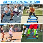YGORTECH Soccer Training Set with Agility Ladder and Cones