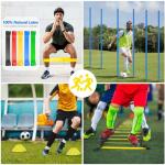 Adjustable Soccer Agility Training Poles Set