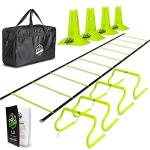 Agility Ladder Kit with Hurdles, Jump Rope, Cones