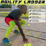 Agility Ladder Kit with Hurdles, Jump Rope, Cones
