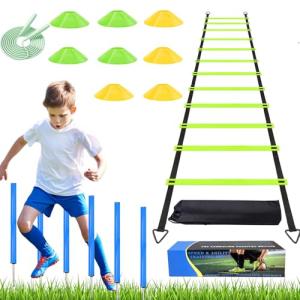 Agility Ladder Set with Poles and Cones