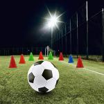 Mirepty 7-Inch Agility Training Traffic Cones, 12 Pack