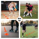 Pro-Grade Soccer Training Cones Set with Carry Bag