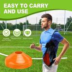 Set of 25 Agility Cones with Carry Bag