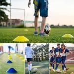 25 Pack Agility Disc Cones with Carry Bag