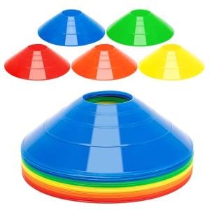 25 Pcs Agility Training Cones with Carry Bag