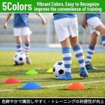 25 Pcs Agility Training Cones with Carry Bag