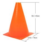 Set of 10 Agility Training Traffic Cones