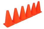 Set of 10 Agility Training Traffic Cones