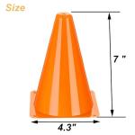 12 Pack Colorful Agility Training Cones Set