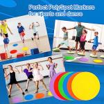 9-Inch Non-Slip Agility Spot Markers (18 Pcs)