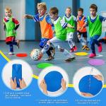 9-Inch Non-Slip Agility Spot Markers (18 Pcs)