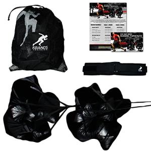 Kbands Dual 54" Speed Parachutes for Sprinting