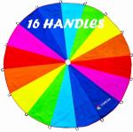 VOMLINE 12ft Rainbow Parachute for Kids Play