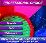 VOMLINE 12ft Rainbow Parachute for Kids Play