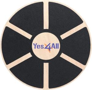 Yes4All 300lbs Wooden Wobble Balance Board