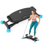 MERACH Balance Board with Resistance Bands and Monitor