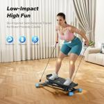 MERACH Balance Board with Resistance Bands and Monitor