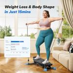 MERACH Balance Board with Resistance Bands and Monitor