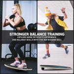 Sportneer 7-Mode Balance Board with Adjustable Stoppers