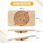 Yes4All 350LBS Rocker Balance Board for Therapy
