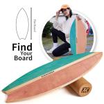 XCMAN Balance Board Trainer for Surfing and Yoga