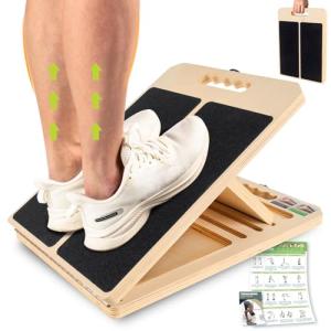 Adjustable Wooden Slant Board for Calf Stretching